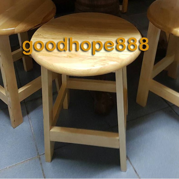 Goodhope松河-ART-842R-實木圓餐椅/圓古椅/圓板凳/圓椅面工作椅/(小吃/食堂/餐廳/飯麵)實木圓面椅凳