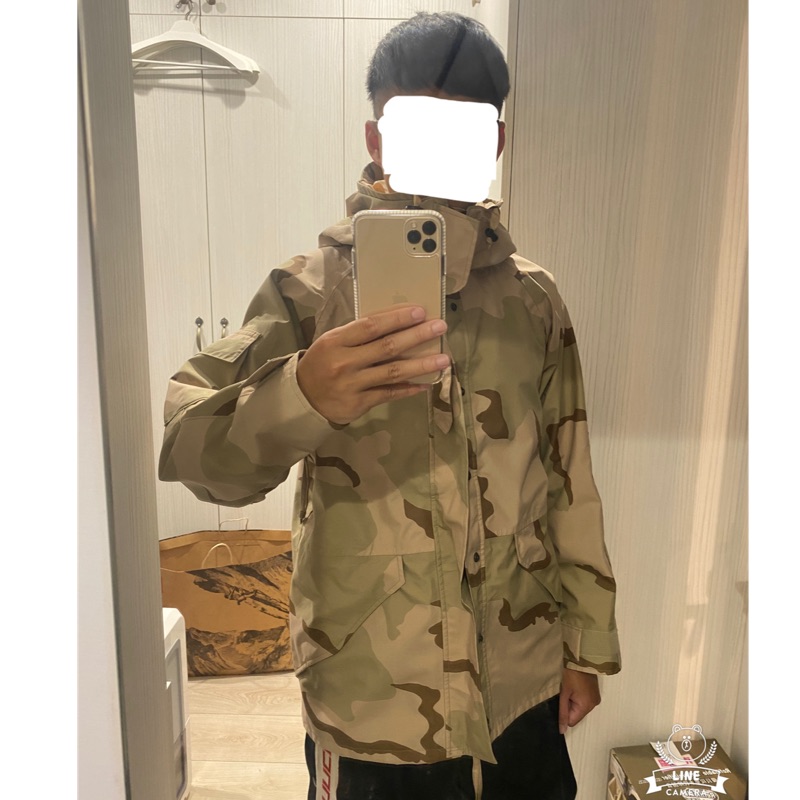 美軍公發外套 GORE-TEX M65 衝鋒外套 沙漠迷彩