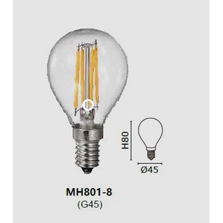 MARCH E14 4W LED 燈絲燈 G45 燈絲球泡 110V 燈泡