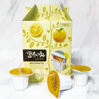 『Honey Citron Tea』韓國花泉 韓國 蜂蜜柚子茶球 15入 隨身茶球 茶 柚子茶 蜂蜜 飲品 醬 禮盒