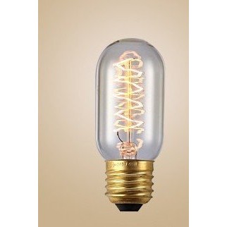 愛迪生燈泡復古燈泡T45 E27 40W 設計師的燈 復古藝術古董工業風燈具 創意鎢絲白熾110,220V 可調光