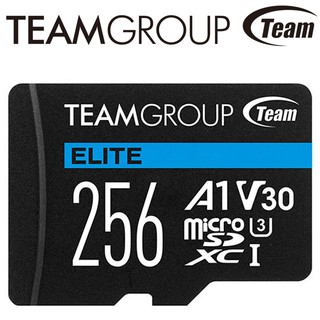 【現貨】Team 十銓 256G 256GB ELITE MicroSDXC TF UHS-I U3 A1 V30記憶卡