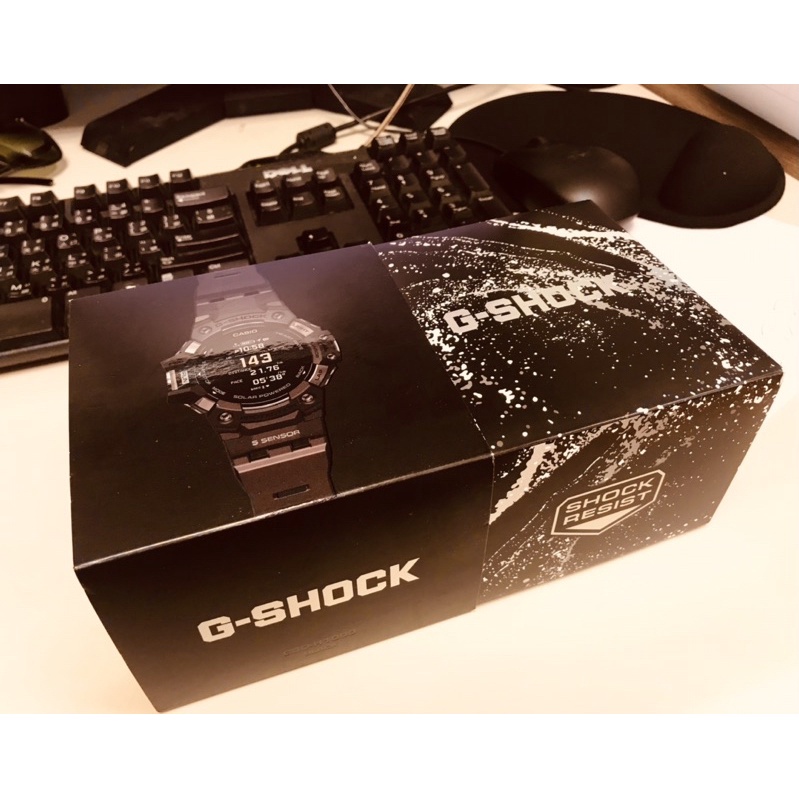 卡西歐心跳錶指南針氣壓計太陽能gps慢跑紀錄功能gshock(gbd-h1000)