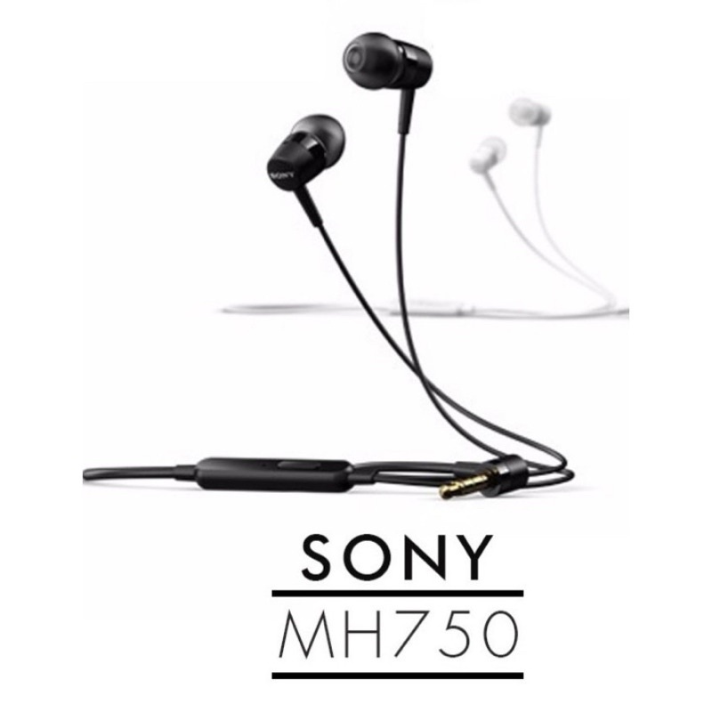 SONY原廠耳機 MH750 雙耳音樂耳機 3.5mm立體聲 入耳式 原廠耳機