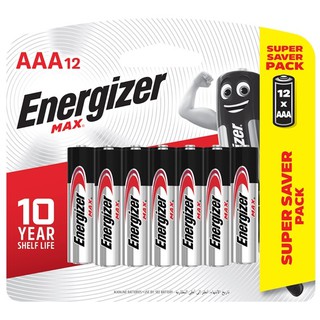 勁量Energizer 4號鹼性電池AAA 12入