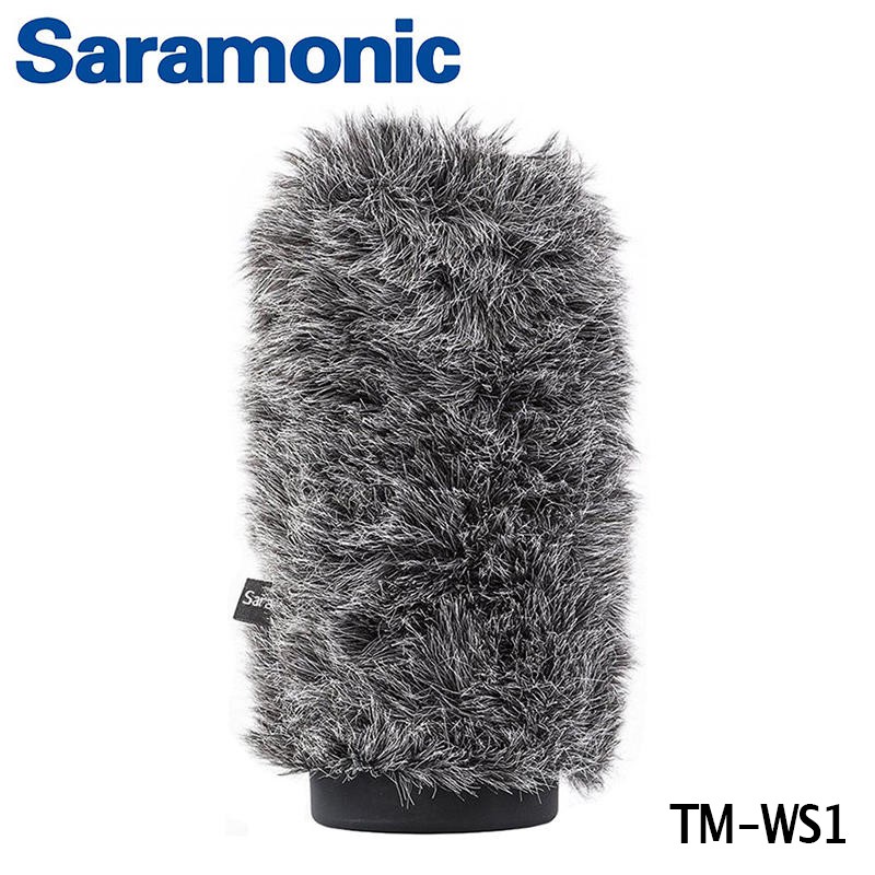 Saramonic 麥克風戶外防風毛套 TM-WS1 防風套 兔毛 適用SR-TM1 [相機專家] [勝興公司貨]