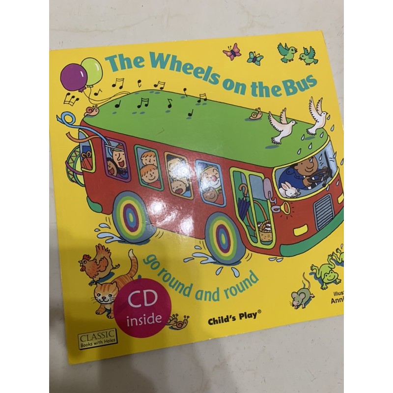 二手繪本童書 The wheels on the bus 附cd