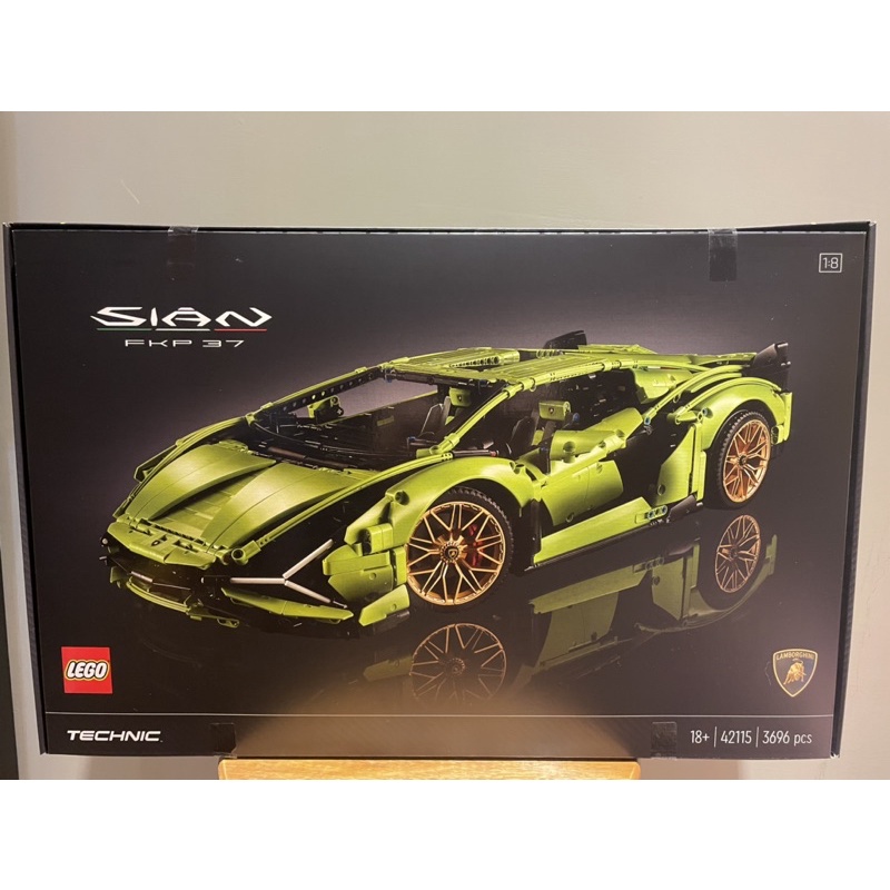 全新正版LEGO 樂高 42115 藍寶堅尼 Lamborghini Sián FKP 37 原廠紙箱