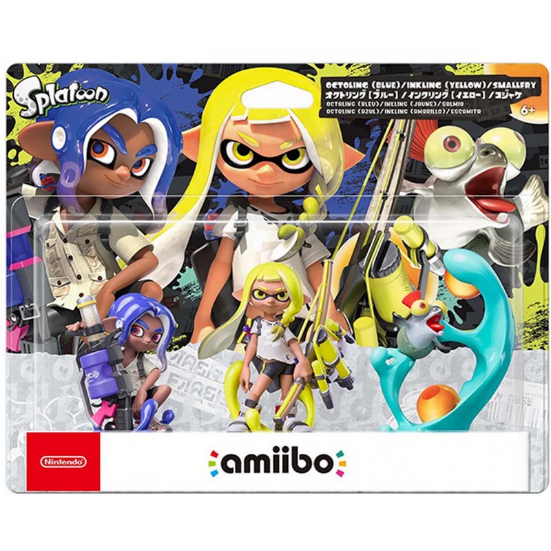 任天堂amiibo Switch Ns 漆彈大作戰3 斯普拉遁3 Splatoon 3 小鮭魚章魚圈魷魚族台中 蝦皮購物