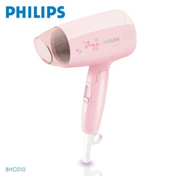 [全新]PHILIPS 飛利浦 BHC010 Mini時尚 吹風機1200W 可折 櫻花粉