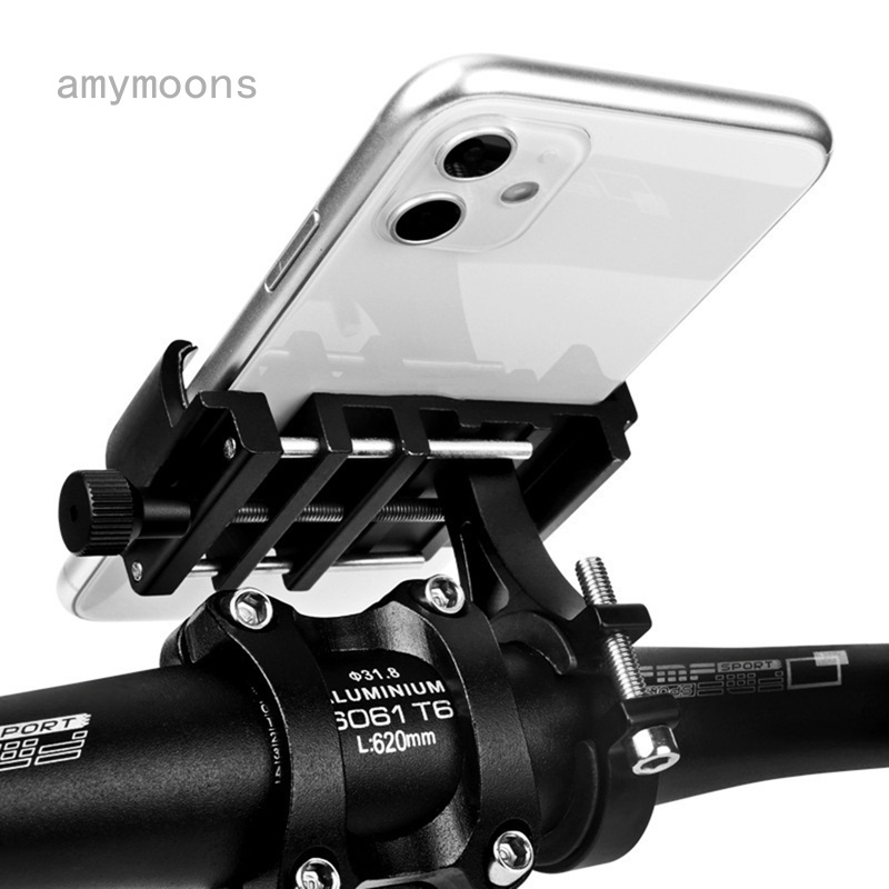 Amymoons 自行車手機支架 鋁合金手機架 山地車摩托車手機支架 手機導航固定架