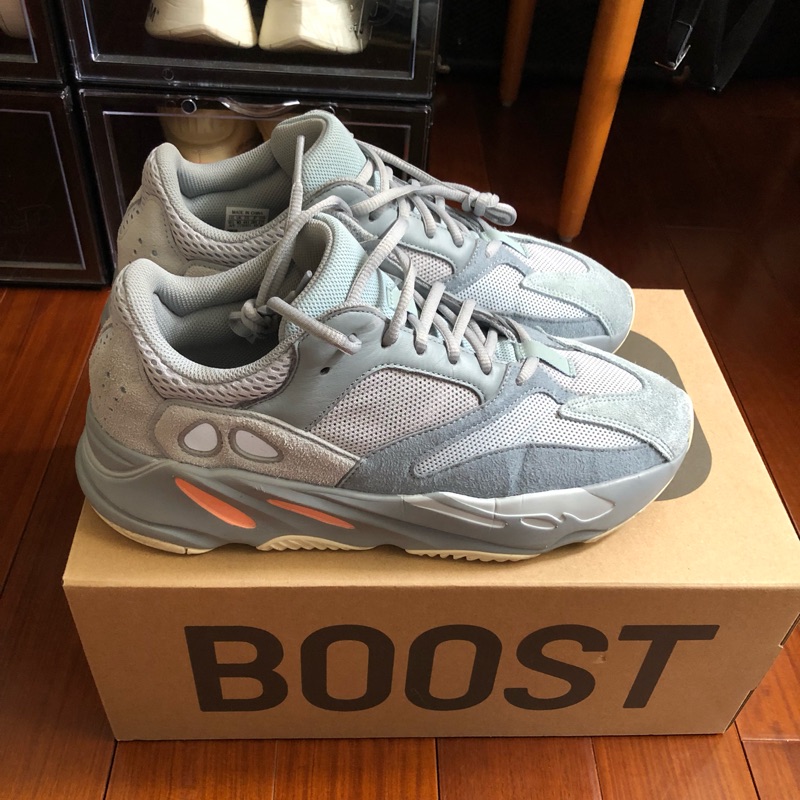 《二手正品》Adidas YEEZY BOOST 700 inertia Us10.5