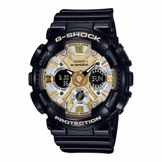 G-SHOCK / GMA-S120GB-1A / 卡西歐 CASIO [ 官方直營 ] 閃耀金時尚銀雙色調