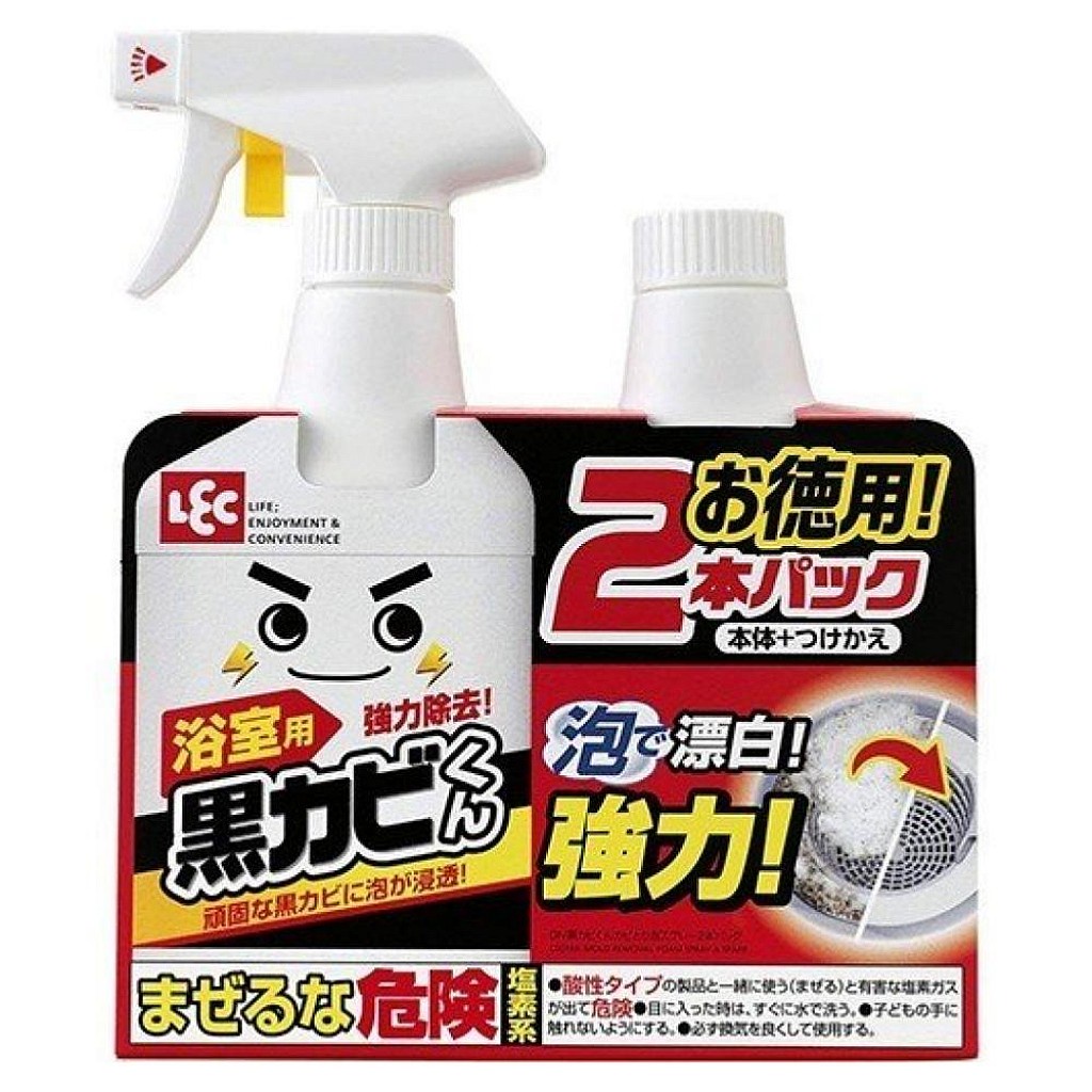 📣日本熱銷♥️免運📣 LEC 黑霉君強力除霉泡泡噴劑 400m 補充 組合