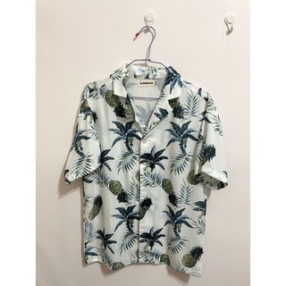 ［二手］夏威夷短袖花襯衫M號