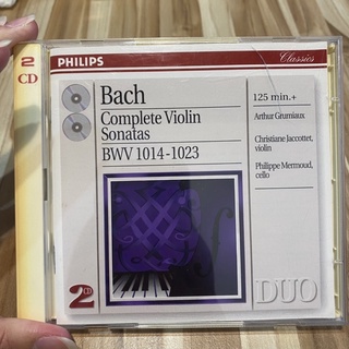 喃喃字旅二手CD 古典 德製《BACH Complete Violin Sonatas 2CD》