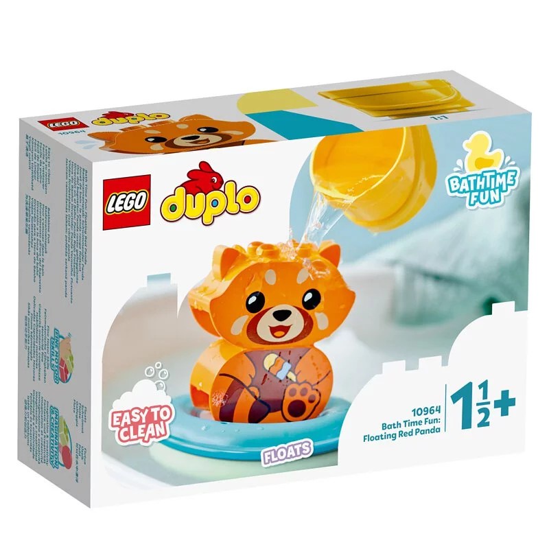 樂高LEGO 得寶系列快樂洗澡趣：漂浮小貓熊 10964