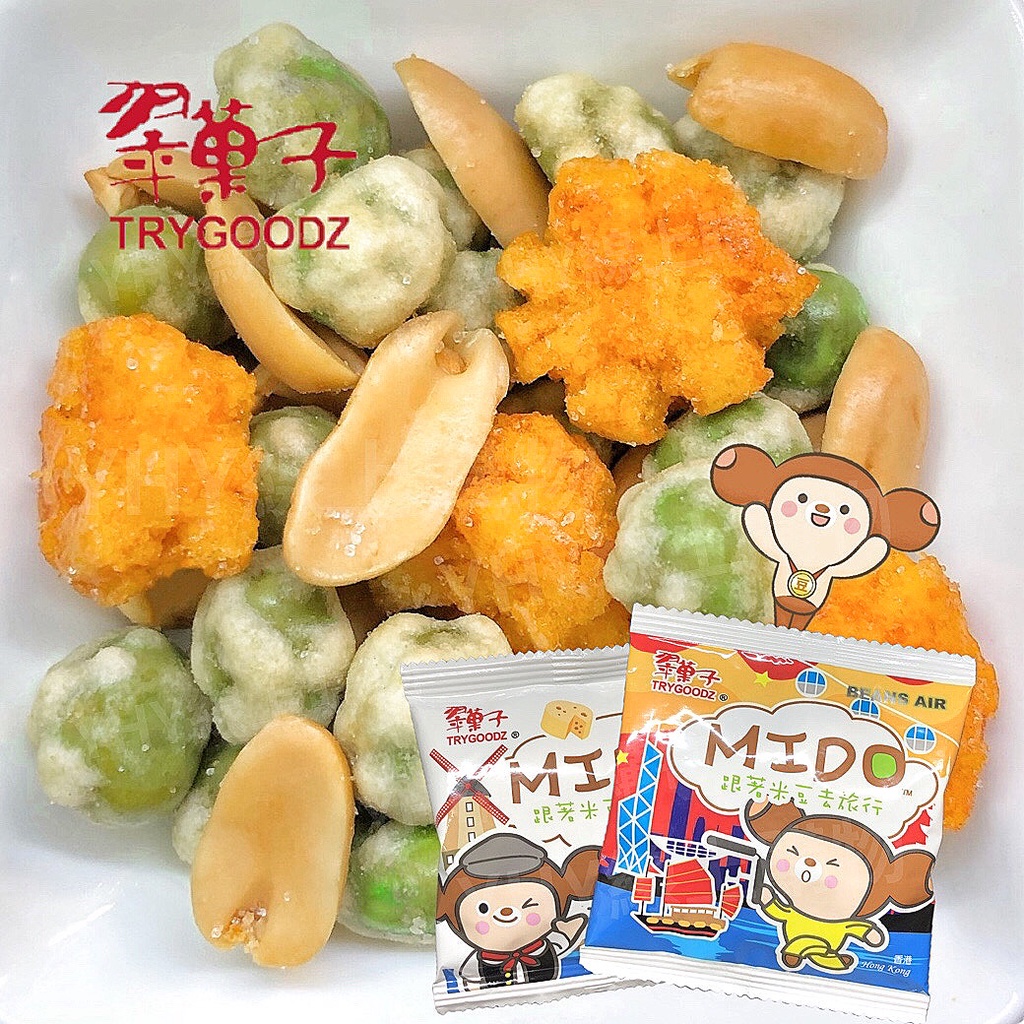 【豆之家】 翠菓子航空米果 經典經濟艙14g-隨手包 MIDO 翠果子 航空米菓