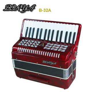 【小木馬樂器】BORYA B-32A 中音手風琴 手風琴 32鍵