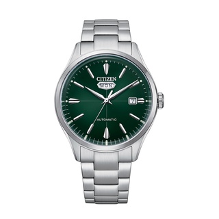 CITIZEN 星辰 Mechanical 時尚機械腕錶-綠 40.2mm/NH8391-51X