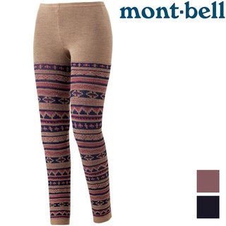 Mont-Bell Jacquard Tights 兒童款圖騰內搭褲/小朋友長褲 1107165