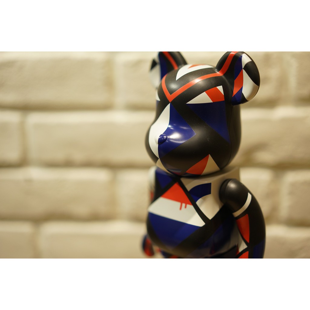 【維沐玩具屋🐻】 泰國街頭藝術家rululut Be@rbrick 400% 限量 幾何 藝術家系列