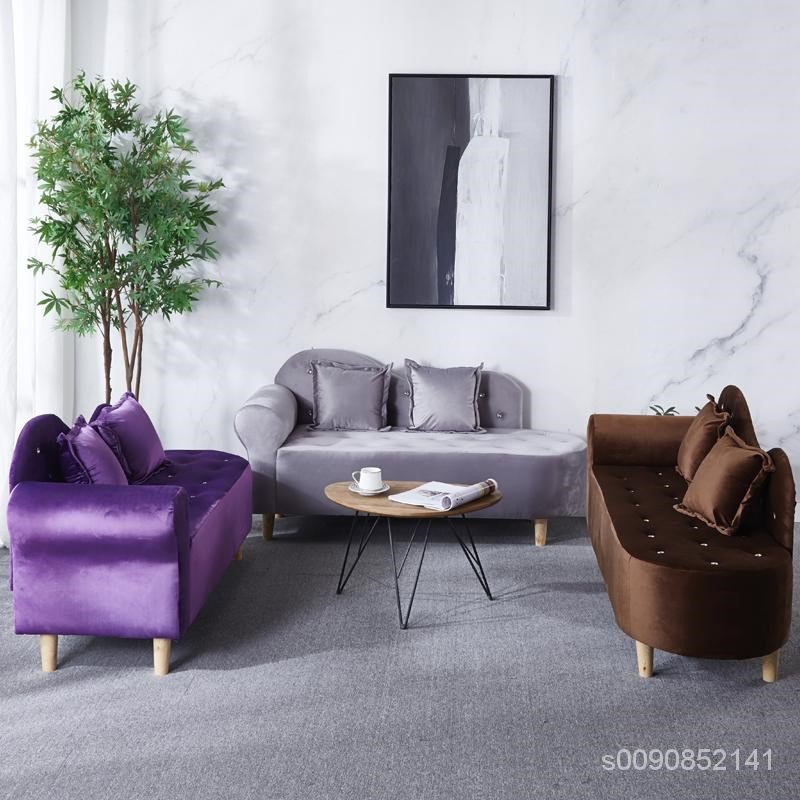 BENNY商城IKEA宜家布藝小戶型沙發客廳簡約現代租房服裝店貴妃沙發椅雙人臥