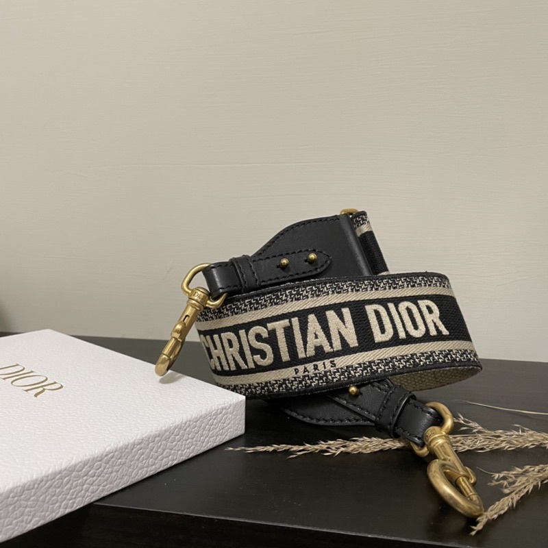Dior 經典帆布背帶 刺繡背帶 S8540 有保卡