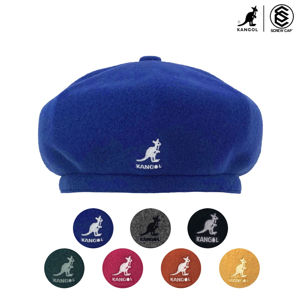 KANGOL WOOL JAX 羊毛 貝雷帽 多色 袋鼠帽 造型帽 網美必備 ⫷ScrewCap⫸