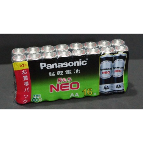 【夜野3C】Panasonic 國際牌 3號 碳鋅、錳乾電池 16入包裝 (長)