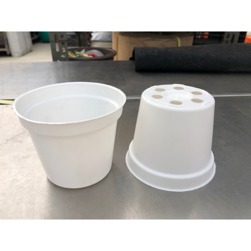 3吋圓盆10個 組培養盆白色瓦紅色荷蘭盆花盆塑膠盆園藝花卉 蝦皮購物
