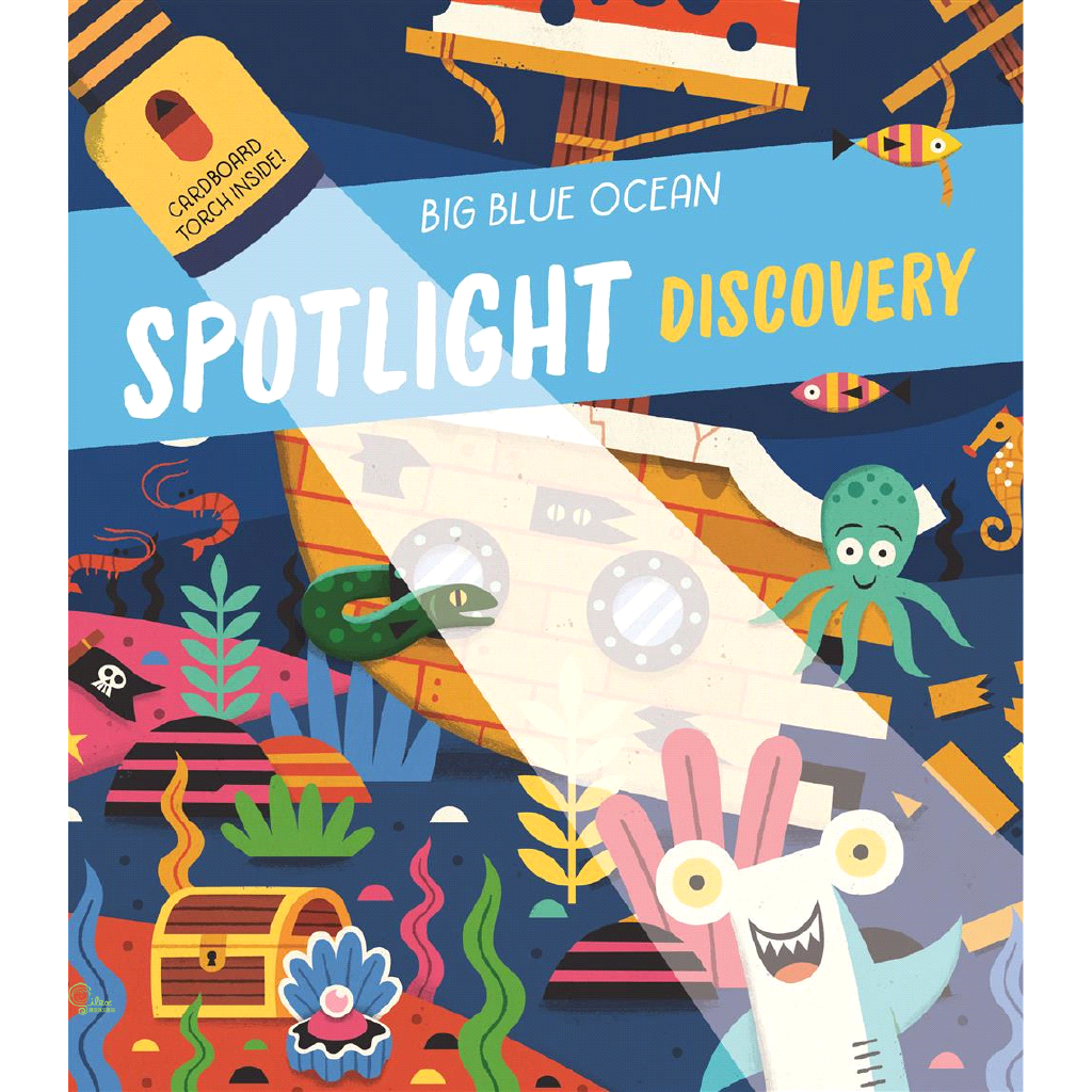 Spotlight Discovery: Big Blue Ocean 海洋大探索（手電筒膠片書）（外文書）(精裝)
