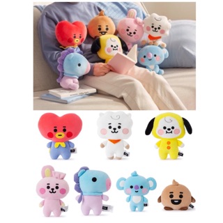 正版BT21 TATA RJ CHIMMY CHOOKY KOYA MANG 坐姿站姿絨毛玩偶抱枕 娃娃（BABY款）