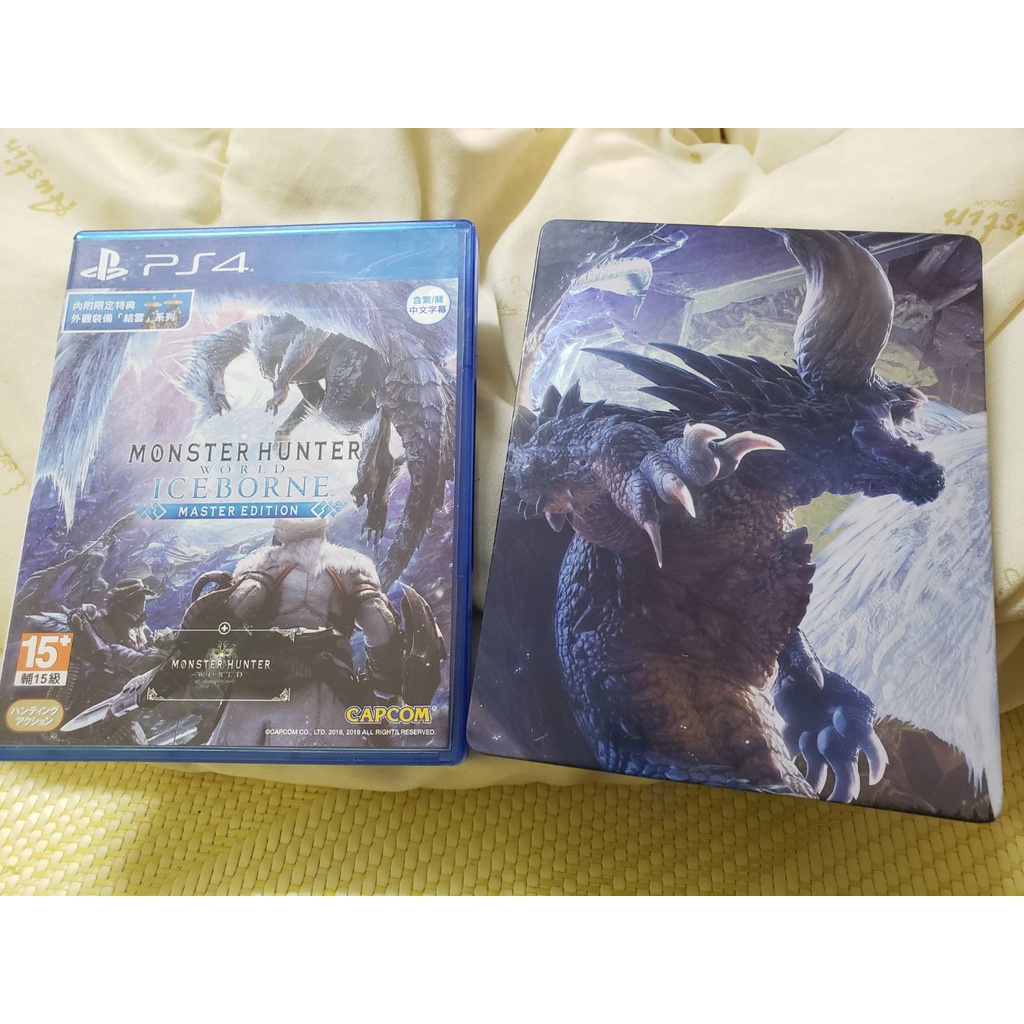精裝版Monster Hunter World: Iceborne 冰原 鐵合板 送鐵盒 魔物獵人 世界 PS4 遊戲