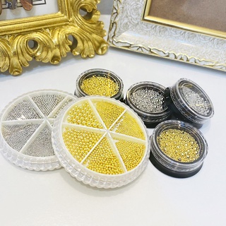 ｜FLOS｜金屬美甲鋼珠｜六格珍珠 金屬鋼珠 ins 美甲 珍珠 指甲 飾品 網紅 混裝 金屬