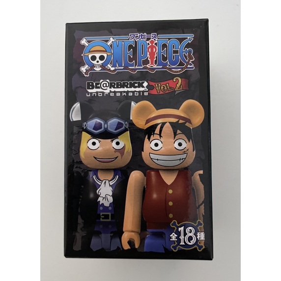 現貨 日版 金證 庫柏力克熊 be@rbrick 100% 航海王 Vol.2 組合出售 不拆賣