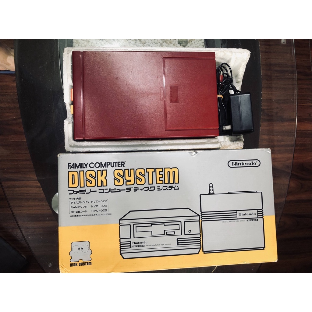 土城可面交復古絕版任天堂原裝紅白機 fc磁碟機一套盒裝已測試.  已測試OK