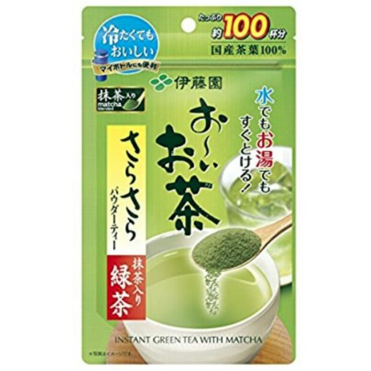 現貨🇯🇵日本境內版 伊藤園 抹茶入綠茶濃茶80g 100杯冷熱水皆可 抹茶粉 無糖綠茶