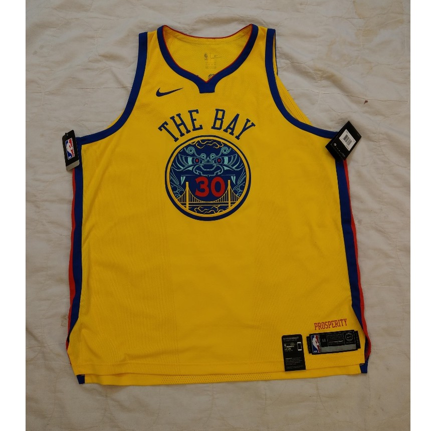 全新 58 球員版 Nike NBA Warriors Curry City Edition AU 勇士 城市版 球衣