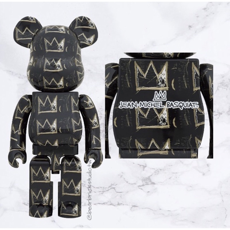 【現貨】巴斯奇亞8代 庫柏力克熊1000% JEAN-MICHEL BASQUIAT #8  BE@RBRICK