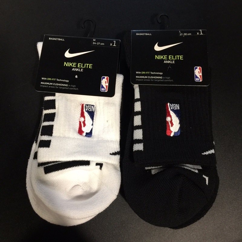 Nike elite mid NBA Elite 短襪 籃球襪 白 黑 SX7588100 SX7588010