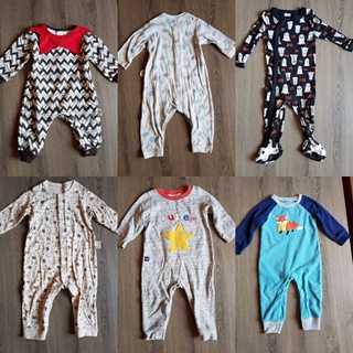 長袖連身衣80/12m(gap,uniqlo,augelute,carters,childrenking)
