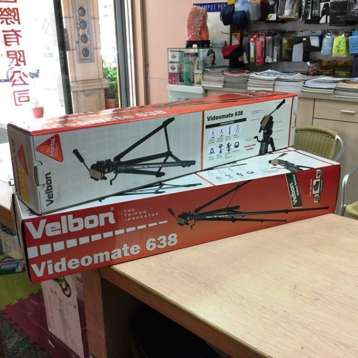 【華揚數位】【現貨】☆全新 VELBON VIDEOMATE 638 油壓腳架 攝影家 C-686後續機 公司貨