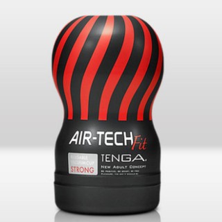 TENGA AIR-TECH FIT 真空深喉飛機杯/自慰杯/自慰器(硬版/黑)【重覆使用】情趣夢天堂 情趣用品