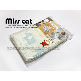 『Miss Cat 貓小姐』＊ 日本 Sandesica 超柔軟六重紗蓋被 #日本製 #大象款 #彌月禮物