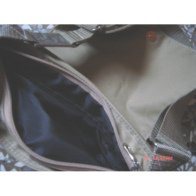全新  ZACE-EXPRESS 米色 米白 側肩背包 帆布包