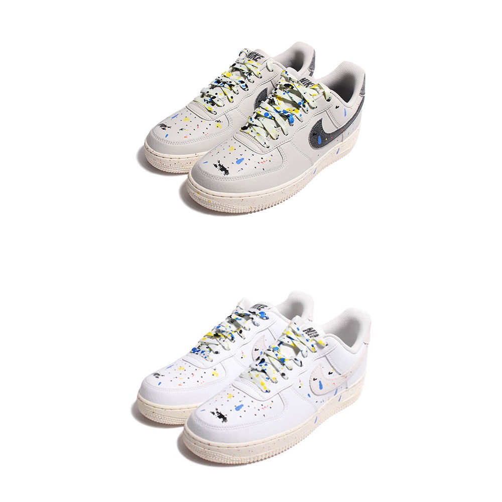 NIKE 男 AIR FORCE 1 07 LV8 潑墨 百搭 經典復古鞋-CZ0339001/100 廠商直送