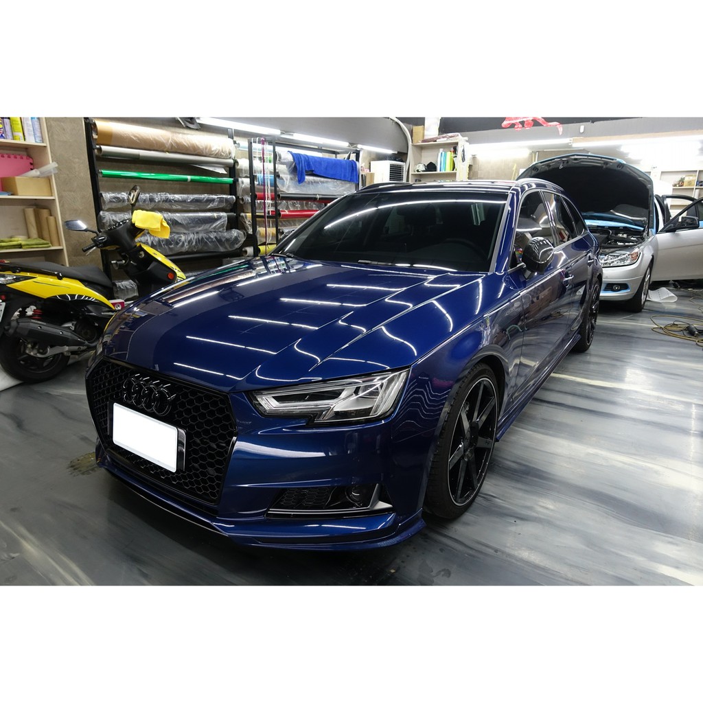 奧迪 Audi A4 B9 Avant A4車頂亮黑貼膜 A4車頂貼膜 A4車頂包膜 類全景貼膜 A5車頂 A3車頂