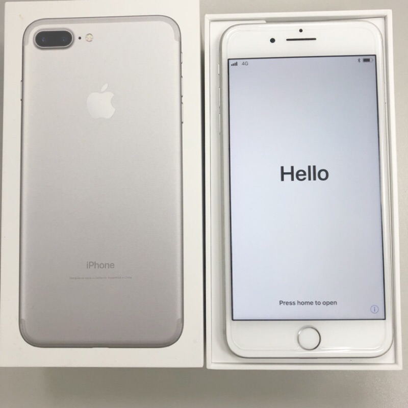 Apple IPhone7 Plus 128GB 銀色-二手 女用機 送矽膠殼