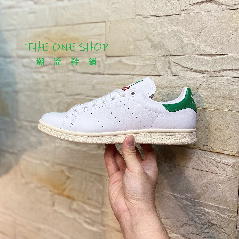 TheOneShop adidas Stan Smith 愛迪達 小白鞋 白色 綠色 奶油底 經典款 皮革 EH1735